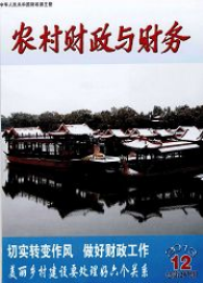 農村財政與財務論文發表指導