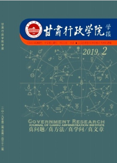 甘肅行政學院學報