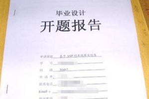 職稱論文開題報告怎么寫