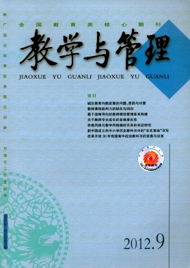 教學與管理雜志征稿