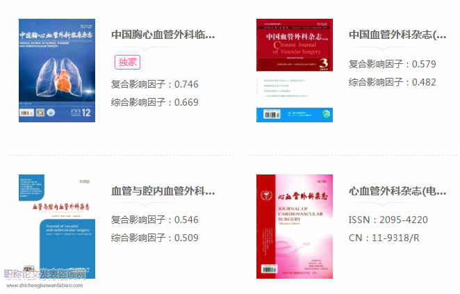 血管外科研究方向的論文發表雜質推薦
