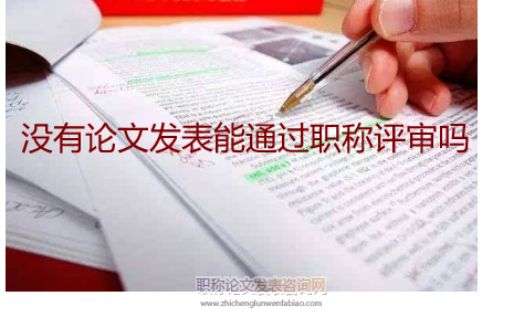 沒有論文發(fā)表能通過職稱評(píng)審嗎
