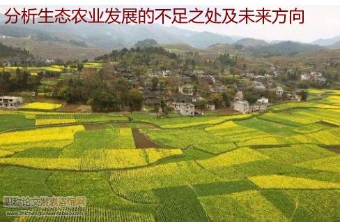 分析生態農業發展的不足之處及未來方向