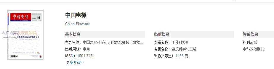 電梯技術論文發表認可期刊