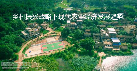 鄉村振興倡議下現代農業經濟發展趨勢